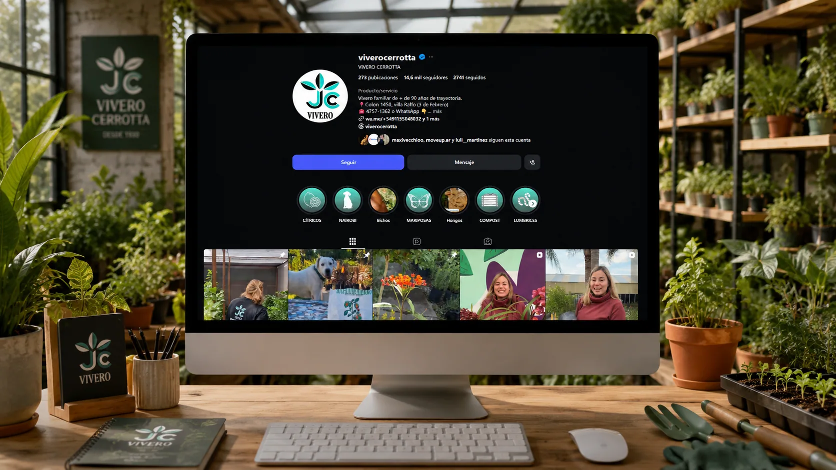Vivero Cerrotta — Community management